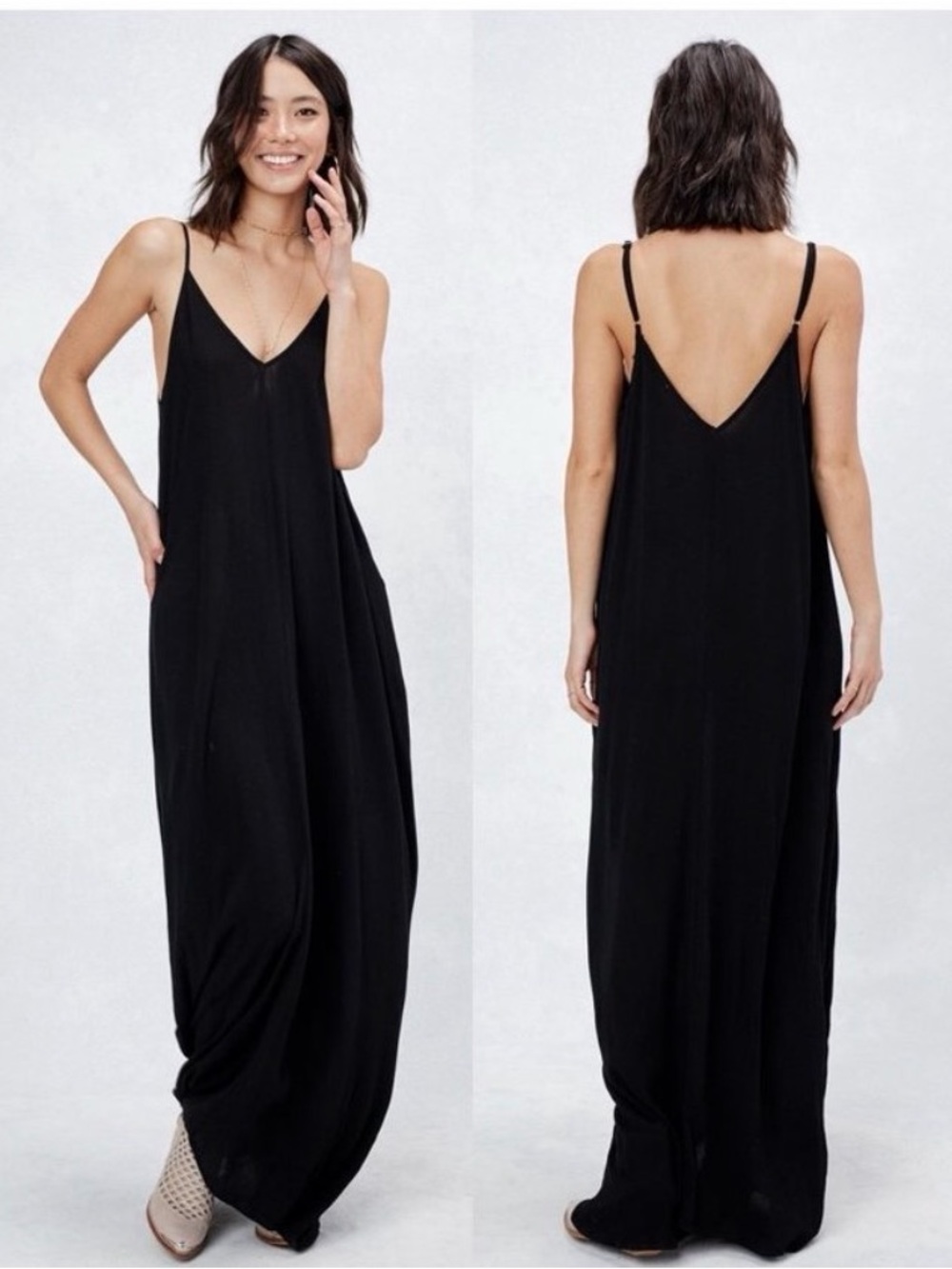 Love Stitch black cocoon dress
